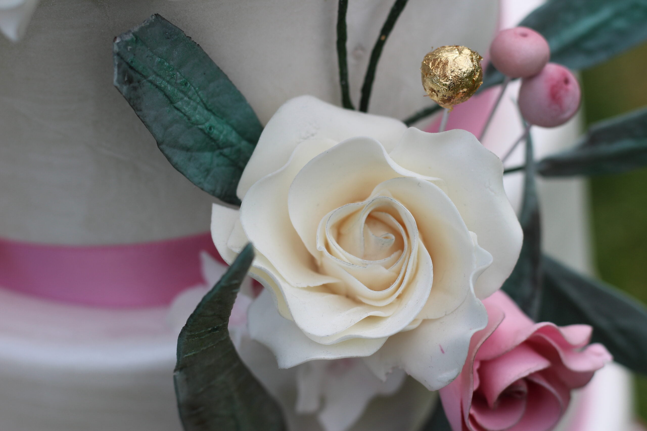 sugar flowers wedding cake limerick